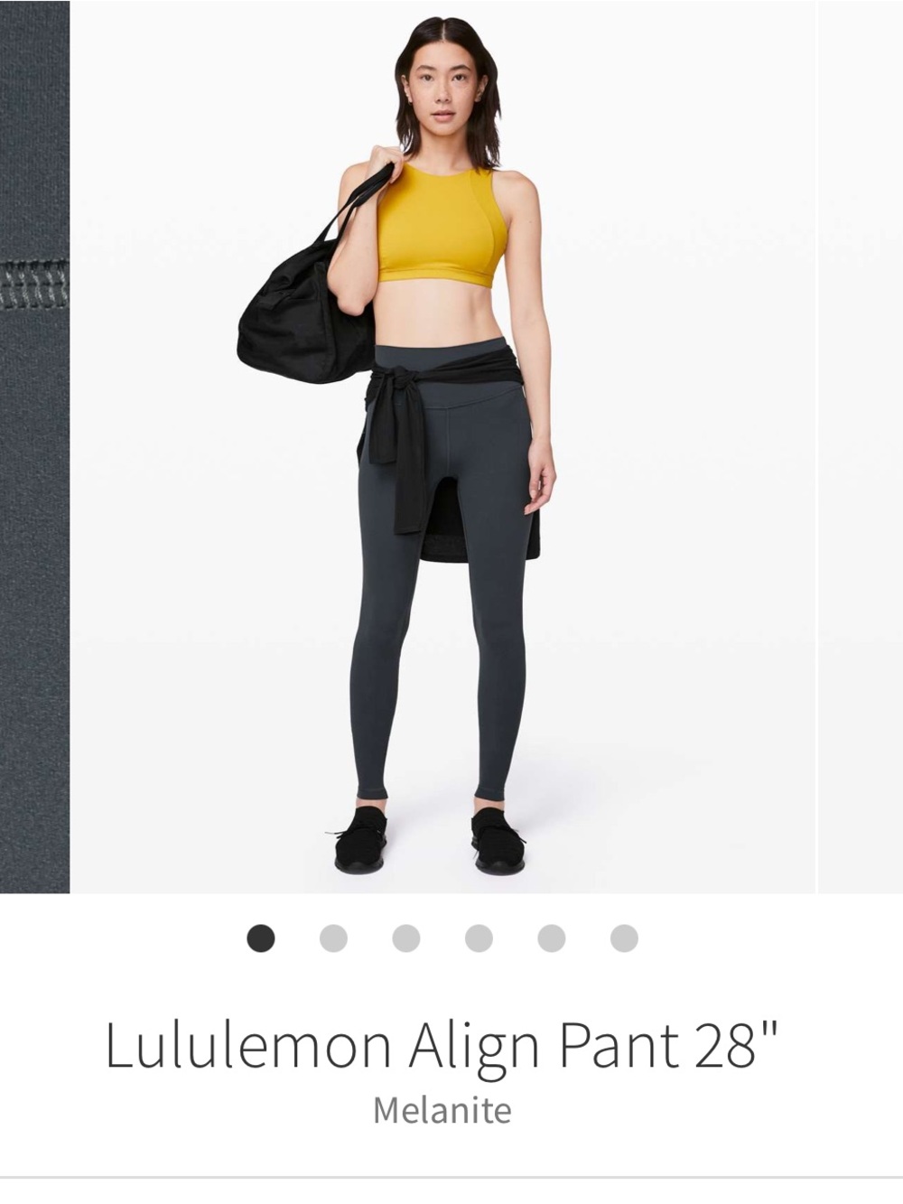 Lululemon Align Nulu legging 28" in Melanite